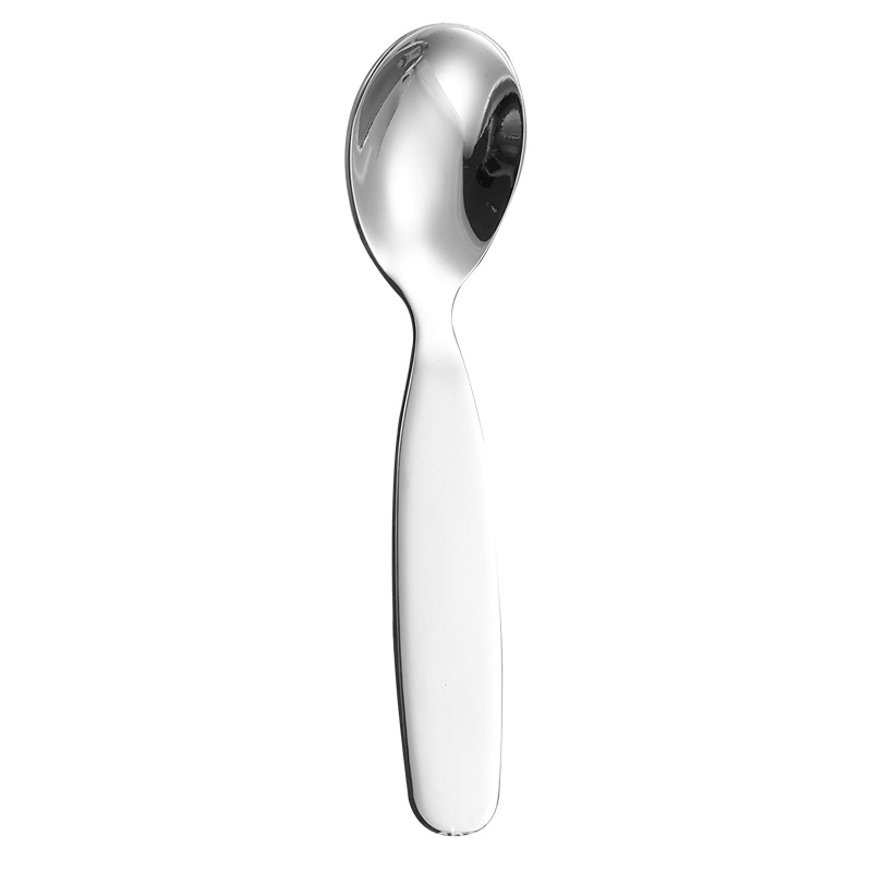 304 stainless steel children's cartoon tableware, feeding household spoons, baby complementary food, outdoor tableware spoons and forks Item Picture