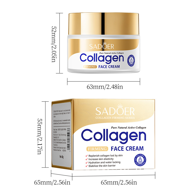 Full English SADOER Collagen Firming Cream, Moisturizing and Hydrating Cream, cross-border export wholesale Item Picture