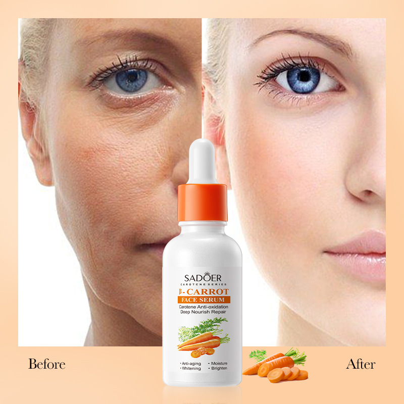 Full English SADOER beta-carrot Essence Moisturizing and Nourishing Skin Essence Serum Cross-border export wholesale details Picture