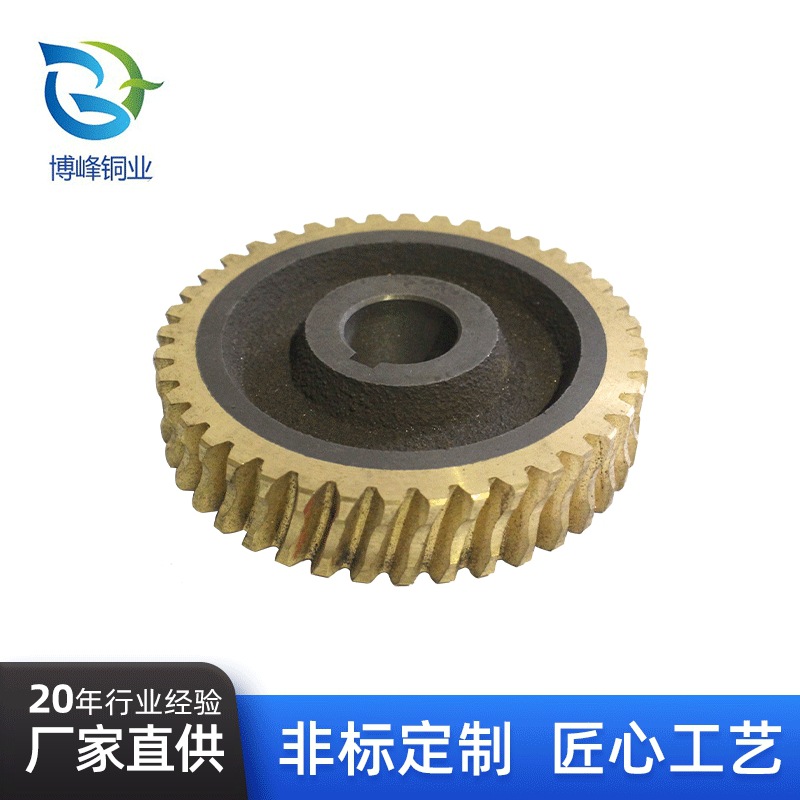Factory direct supply of lawn mower turbine, wear-resistant mechanical equipment worm gear, non-standard transmission parts worm gear full figure