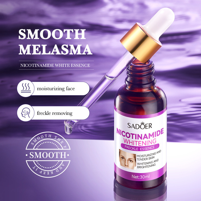 Cross-border wholesale of SADOER Niacinamide Whitening and freckle-removing Essence, Hydrating, Moisturizing and Brightening Essence Essence in full English details Picture