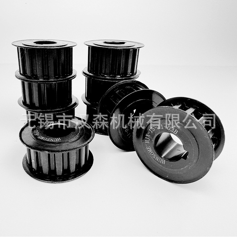 45 steel synchronous pulley pulley 10/12/14/15/16 high-precision motor transmission parts carbon steel aluminum alloy Item Picture
