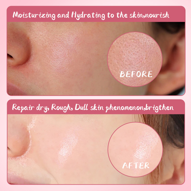 Cross-border wholesale of SADOER White Rabbit Peach Nourishing and Repairing Facial mask in English Application Scenario