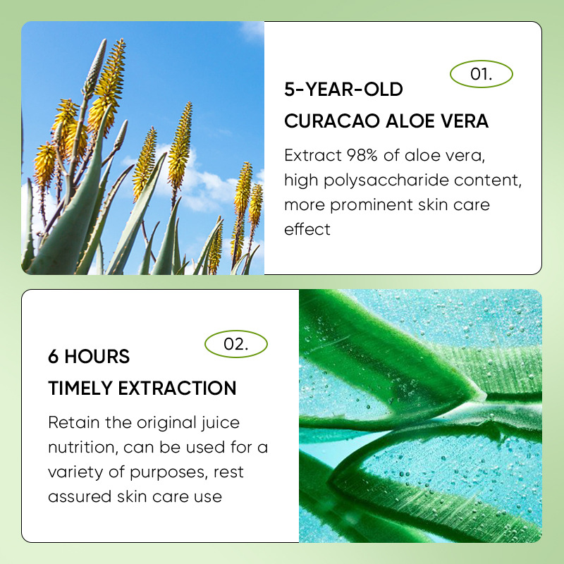 Cross-border wholesale of SADOER aloe Vera Night Mask Hydrating and Moisturizing leave-in Sleeping Mask details Picture