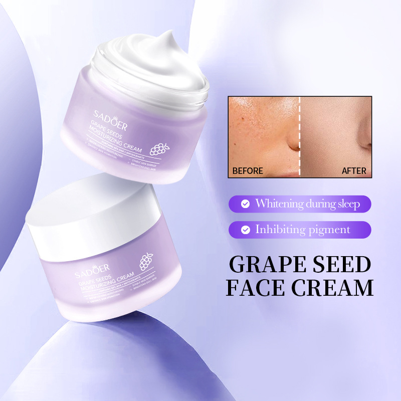 SADOER Grape Seed Antioxidant Moisturizing Cream 50g Cross-border export wholesale details Picture