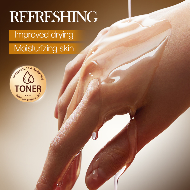 All-english BIOAOUA Turmeric Antioxidant Soothing Toner Hydrating Moisturizing Water Cross-border export wholesale Specification drawing