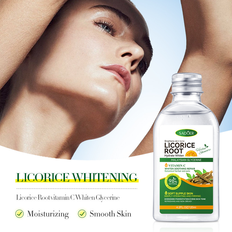Cross-border export wholesale of SADOER Licorice Hydrating Whitening Malaysian Glycerin Brightening Essence Oil in full English details Picture