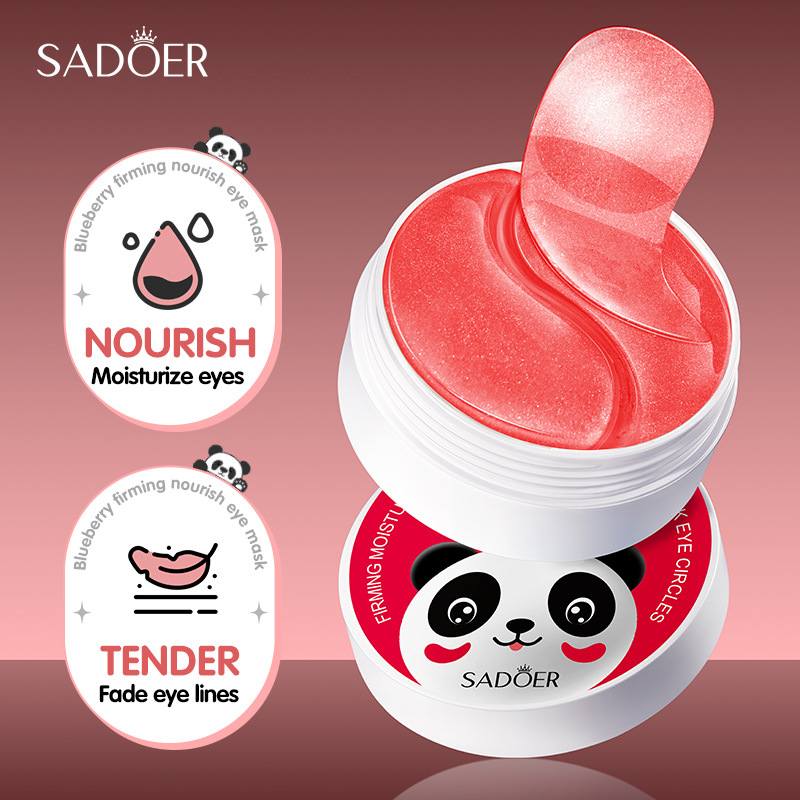 Full English SADOER Apple Essence Firming and Moisturizing Eye Mask for Eye Care Patch Cross-border export wholesale details Picture