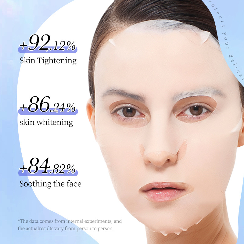 Cross-border export wholesale of all-English ZOZU plant-based moisturizing Facial mask and hydrating skin mask set Specification drawing