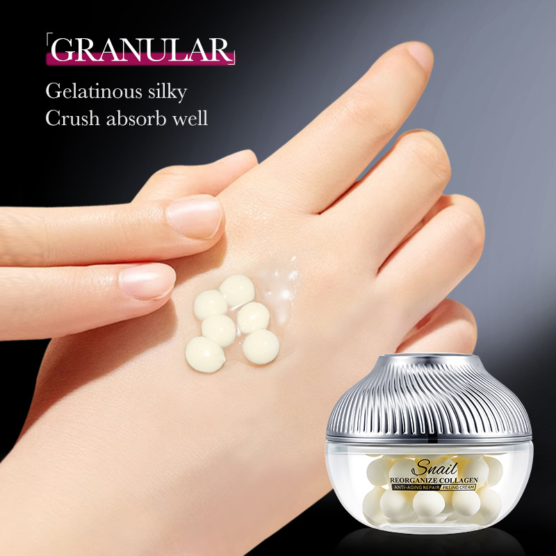 Full English SADOER Snail Recombinant Collagen Filling Cream Moisturizing and Hydrating Face Cream Cross-border export wholesale Application Scenario