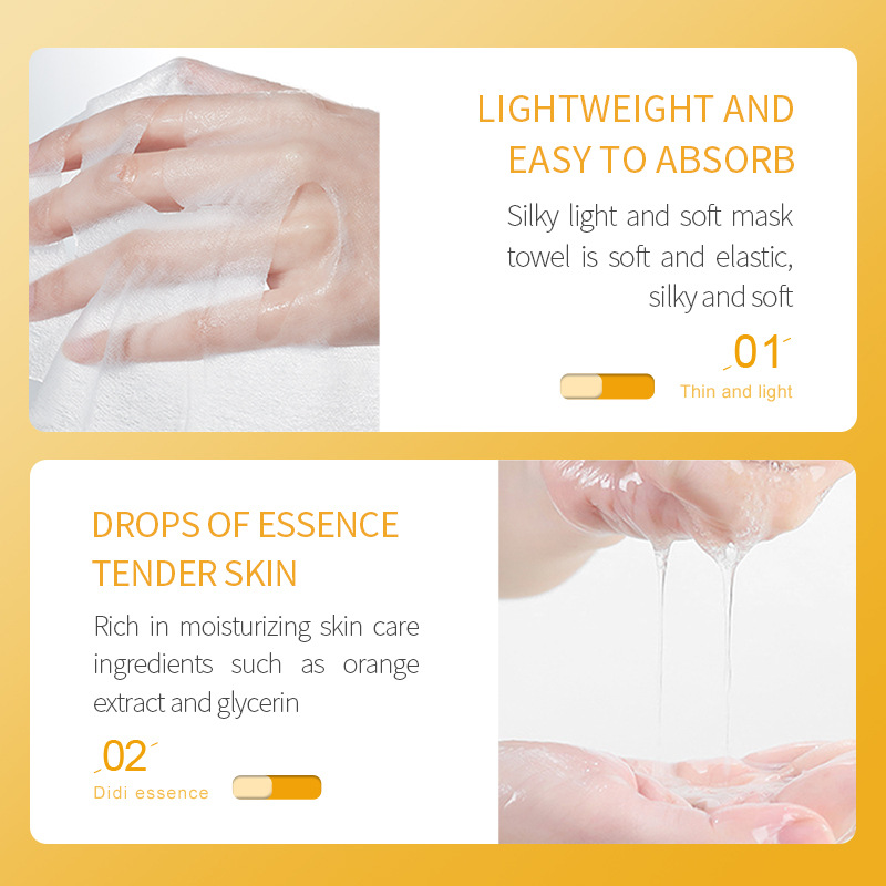 Cross-border export wholesale of all-English SADOER fruit slice Facial mask for moisturizing and hydrating Item Picture