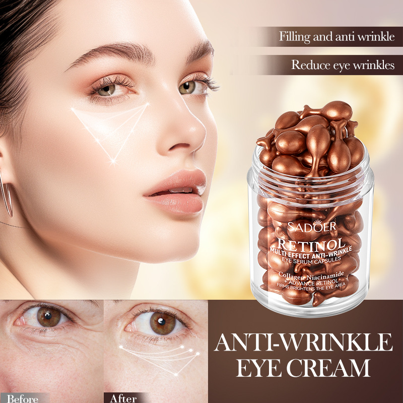 Cross-border export wholesale of SADOER Retinol Multi-effect Anti-Wrinkle Firming Capsules and Moisturizing Cream details Picture