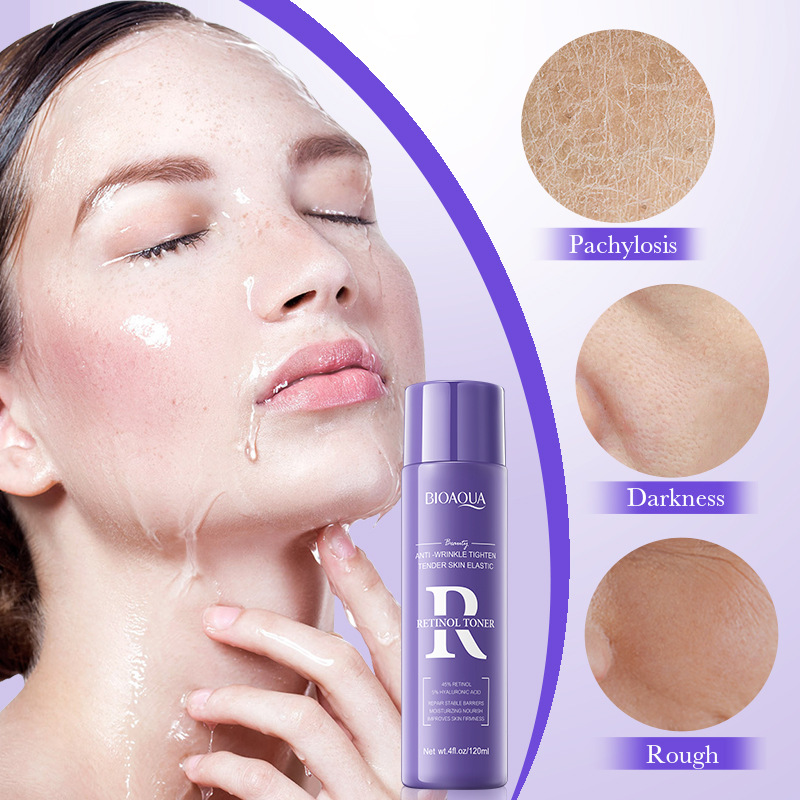 All-english BIOAOUA Retinol Anti-Wrinkle Firming Toner Moisturizing Water Cross-border export wholesale Item Picture