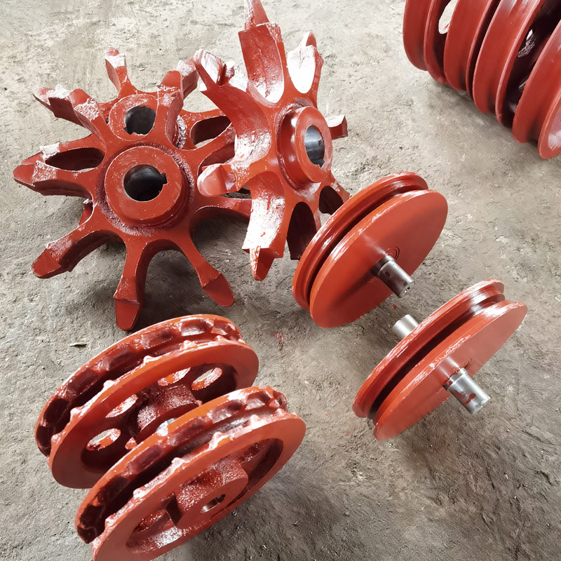 NE elevator sprocket, industrial stainless steel sprocket assembly, mining machinery parts, conveyor scraper sprocket details Picture