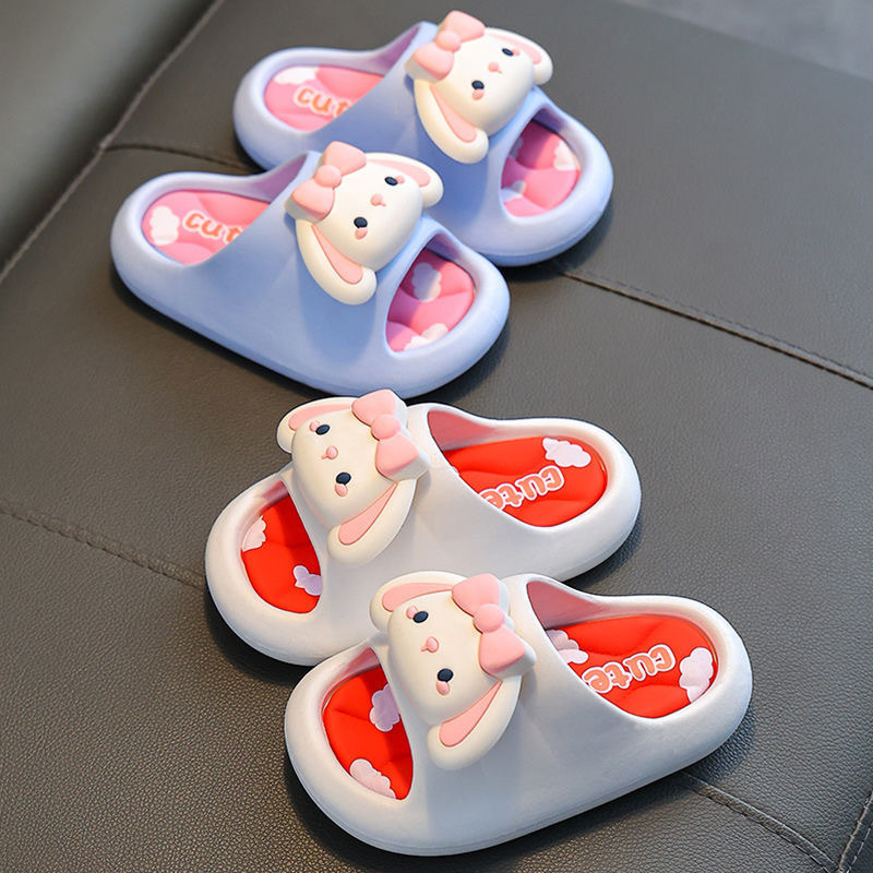 Baby slippers, cute cartoon for girls, summer outerwear, soft soles for home use, bathroom comfort, anti-slip, cool slippers for children 82 Specification drawing
