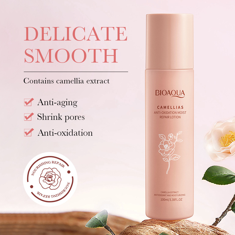 All-english BIOAOUA Camellia Antioxidant Moisturizing Lotion and Moisturizing Skin Lotion Cross-border export wholesale details Picture