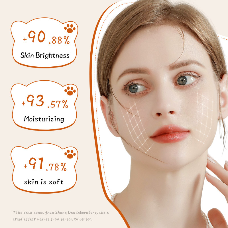 Cross-border wholesale of SADOER grapefruit Hyaluronic Acid Moisturizing Cartoon Mask and Delicate Nourishing Mask in English Item Picture