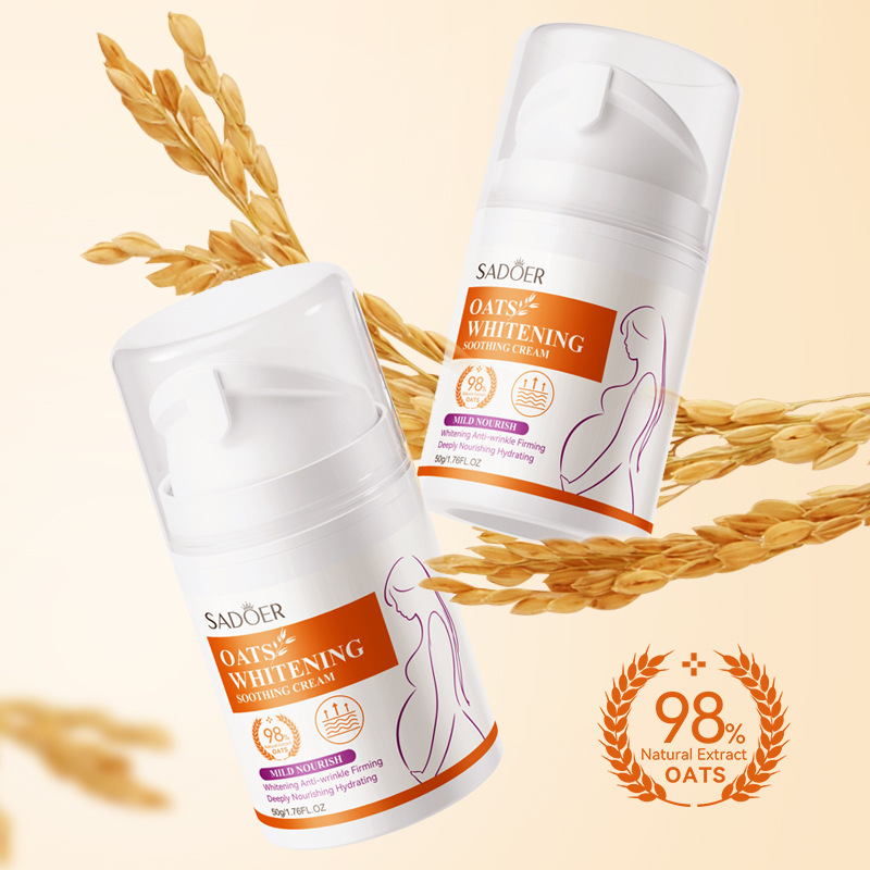 Cross-border export wholesale of SADOER Oat Amino Acid Gentle Moisturizing Essence Cream and Nourishing Skin Cream in full English details Picture