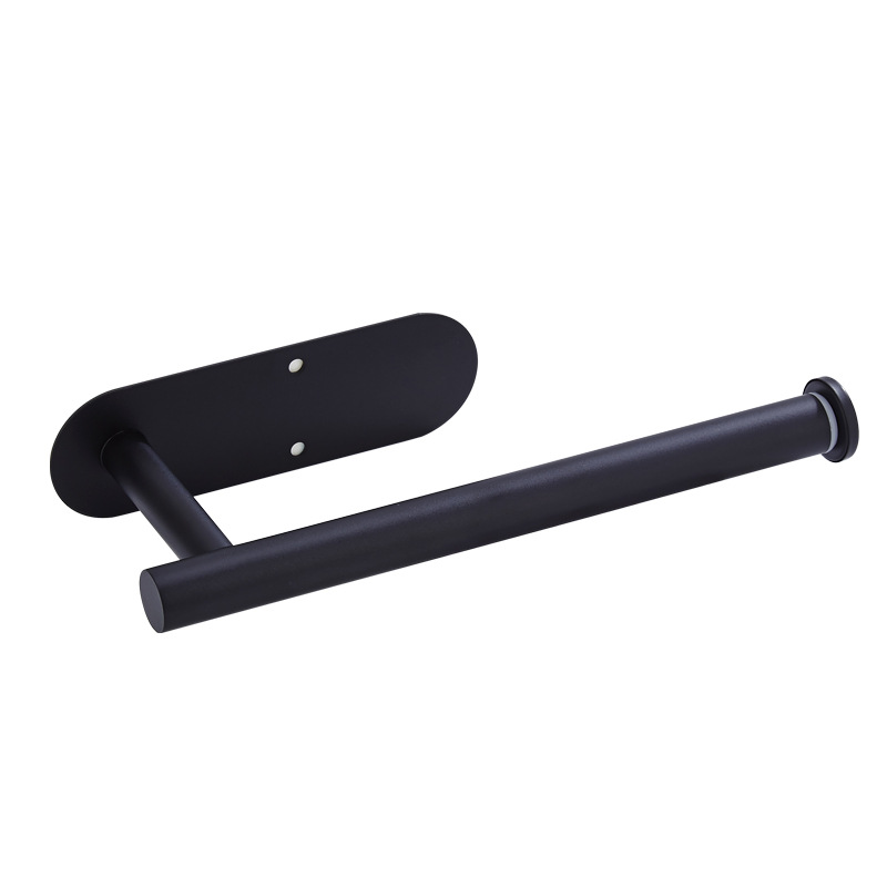 Stainless steel toilet paper holder, retractable toilet paper holder, bathroom non-perforating roll, wall-mounted bathroom toilet paper holder, customized Item Picture