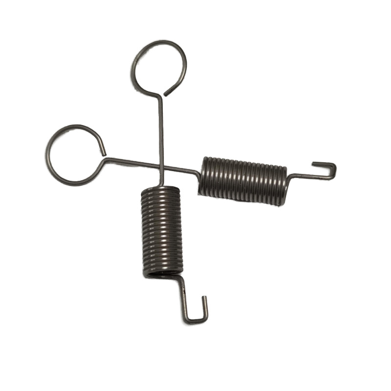 The manufacturer produces large and micro double-hook stretch spring handrail spring circuit breakers made of stainless steel and alloy steel details Picture