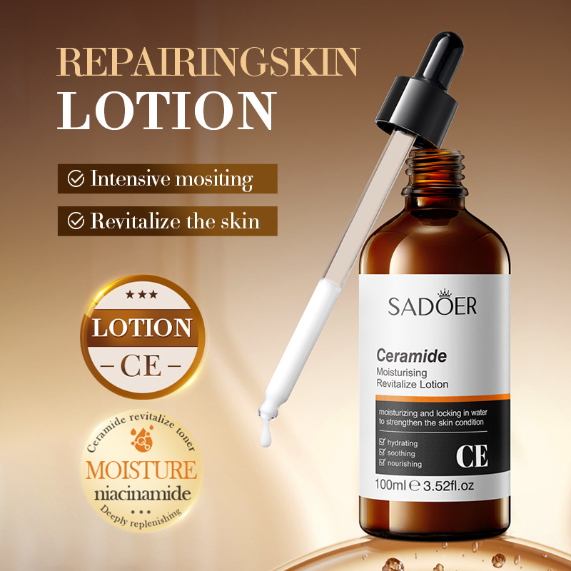 Cross-border export wholesale of SADOER ceramide Moisturizing Lotion and water lotion full figure
