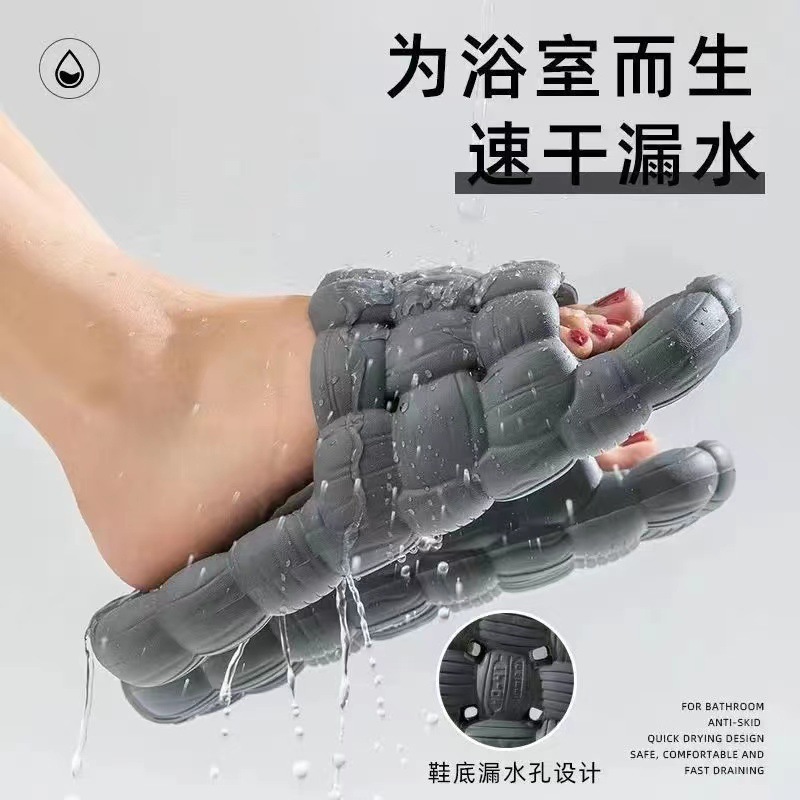 Men's summer indoor home bathroom anti-slip and anti-odor, comfortable to step on, silent cooling slippers for women, 298 Application Scenario