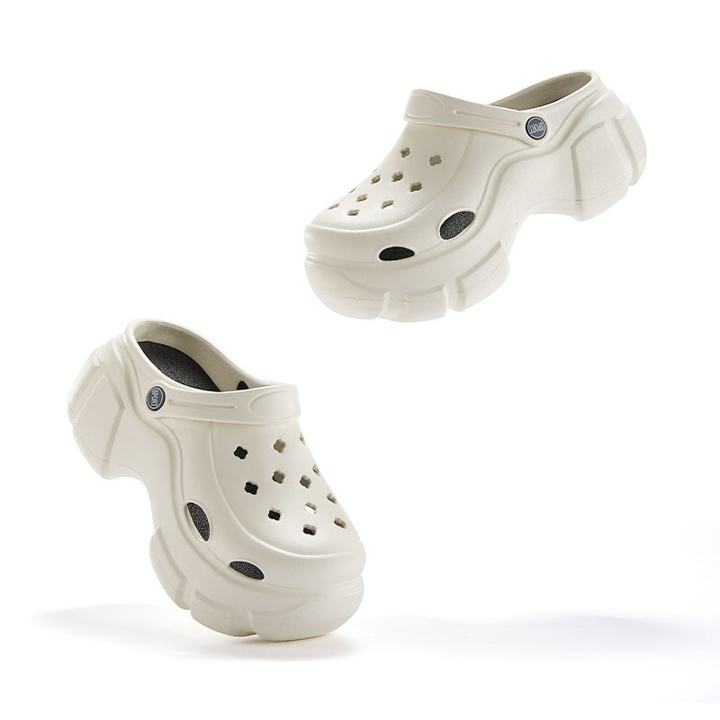 2023 New Style of women's summer height-increasing thick-soled high-end clog shoes anti-slip sandals 55 Item Picture