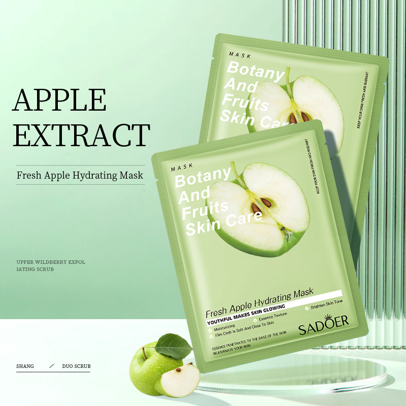 All-english SADOER plant-based Facial mask, hydrating and moisturizing facial mask patch, cross-border export wholesale Item Picture