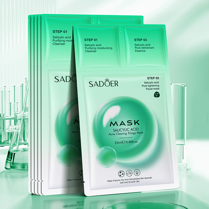 Cross-border export wholesale of SADOER salicylic acid acne-removing Trilogy Masks, delicate and moisturizing masks Application Scenario