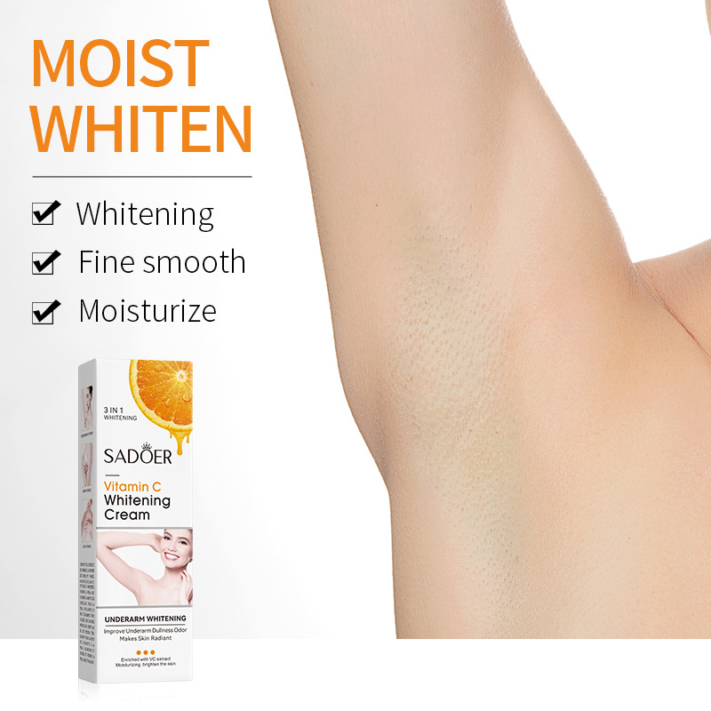 Cross-border export wholesale of SADOER Vitamin C underarm Whitening Cream, Hydrating and whitening Body lotion details Picture