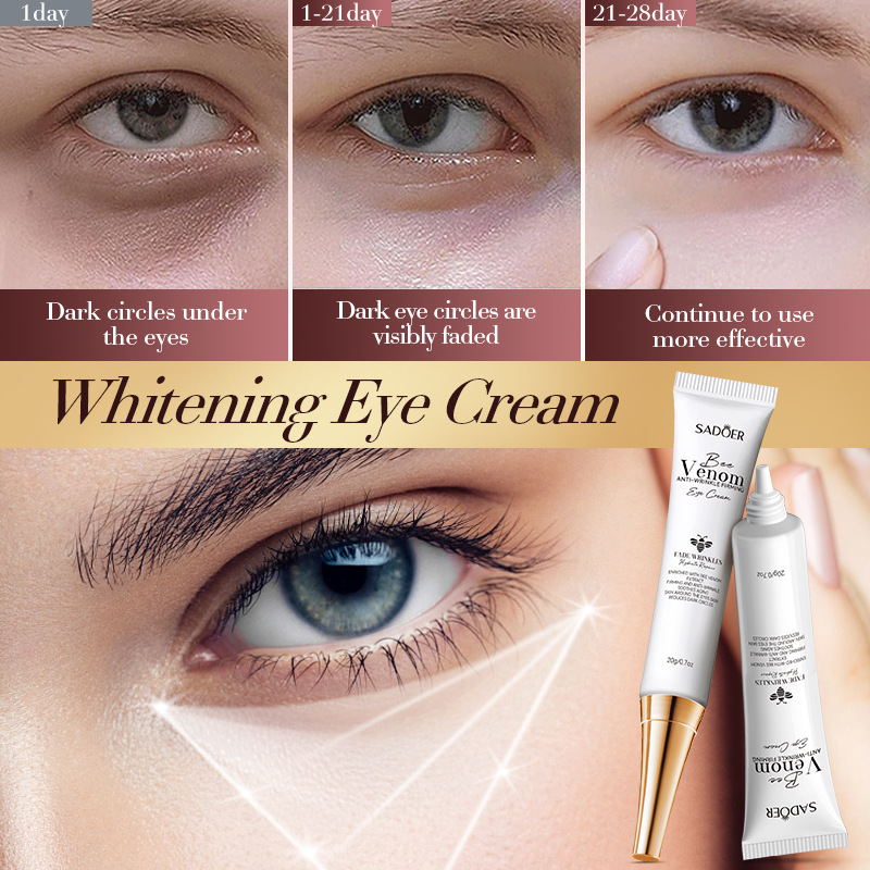 SADOER Bee Venom Anti-wrinkle and Firming Eye Cream, Hydrating and improving dryness, cross-border export wholesale Item Picture