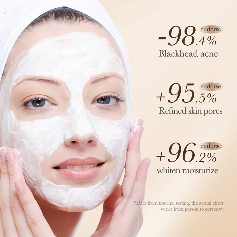 All-english BIOAOUA Rice puree peel-off Mask for absorbing blackheads, acne and keratin, cross-border export wholesale Specification drawing