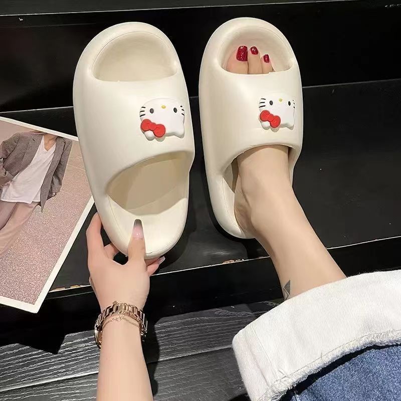 EVA Summer new women's slippers, indoor silent, thick-soled, anti-slip and non-smelly feet for bathroom bathing, men's cooling slippers 443 Application Scenario