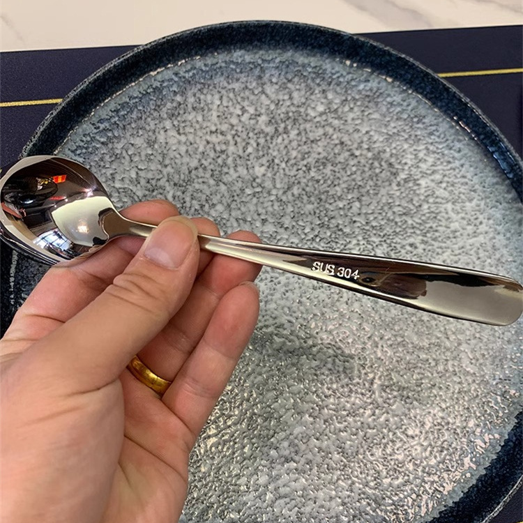 Star Diamond Shiny 304 Hotel Western cuisine knives, forks and spoons, luxurious French restaurant household steak knives and forks, commercial tableware Specification drawing