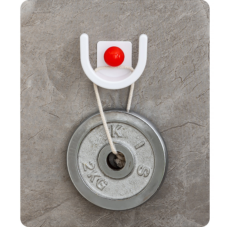 J52-3819浴室拖鞋架壁挂式免打孔卫生间墙壁厕所门后沥水鞋子收纳详情图7