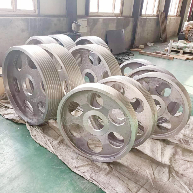 Aluminum wire wheel processing, cable guide wheel, large conductor wheel, traction wheel, aluminum alloy pulley, drive wheel manufacturer Specification drawing