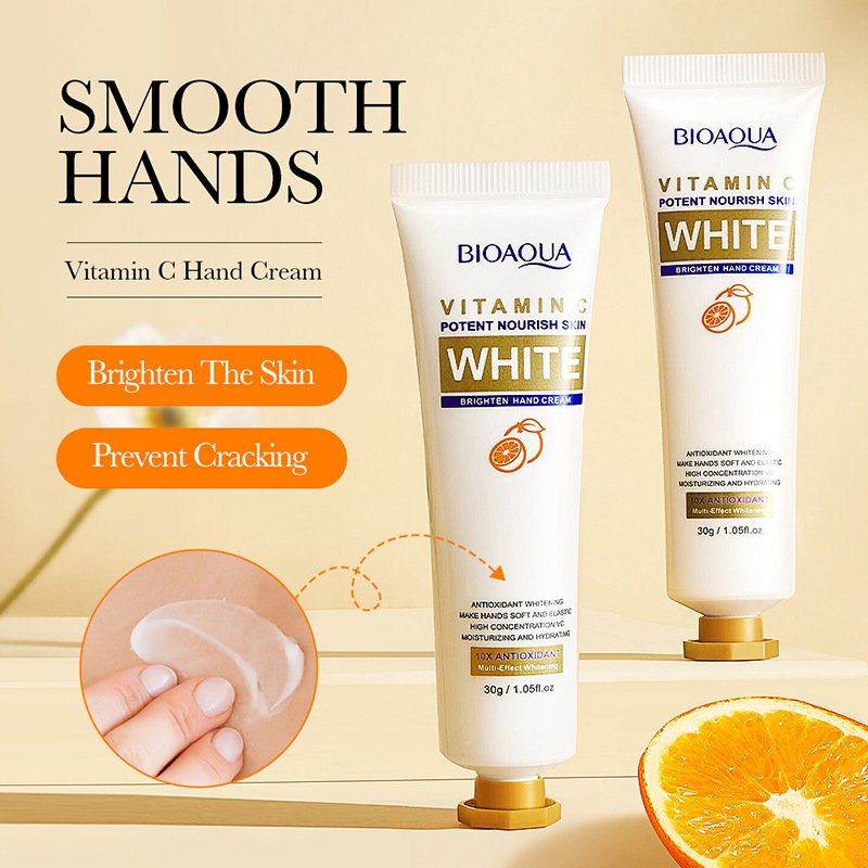 Full English BIOAOUA Vitamin C whitening skin care product set, facial cleanser and cream cross-border export wholesale Item Picture
