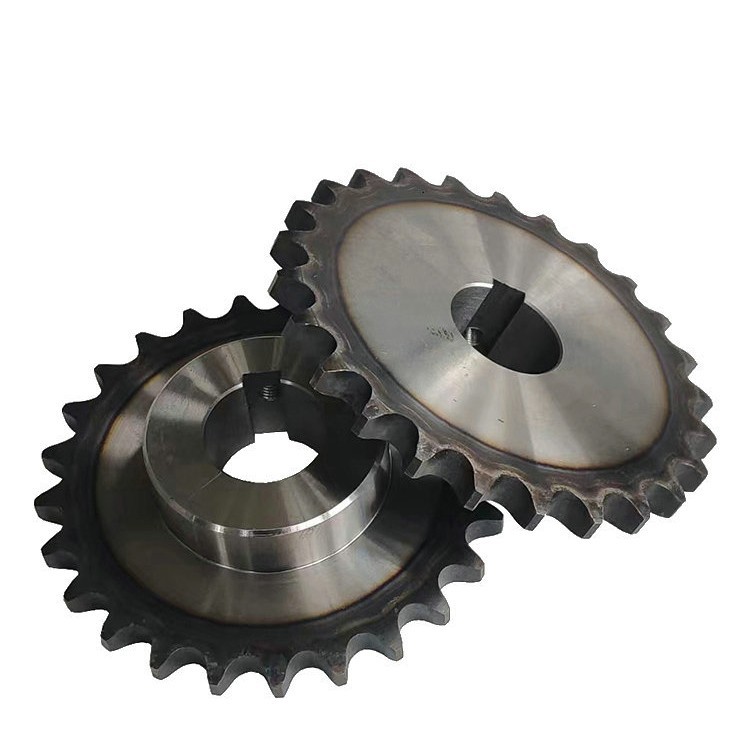 45 steel finished product hole 1-inch 16A-1/10-25 tooth single-row step sprocket/pitch 25.4 roller 15.88 chain Item Picture