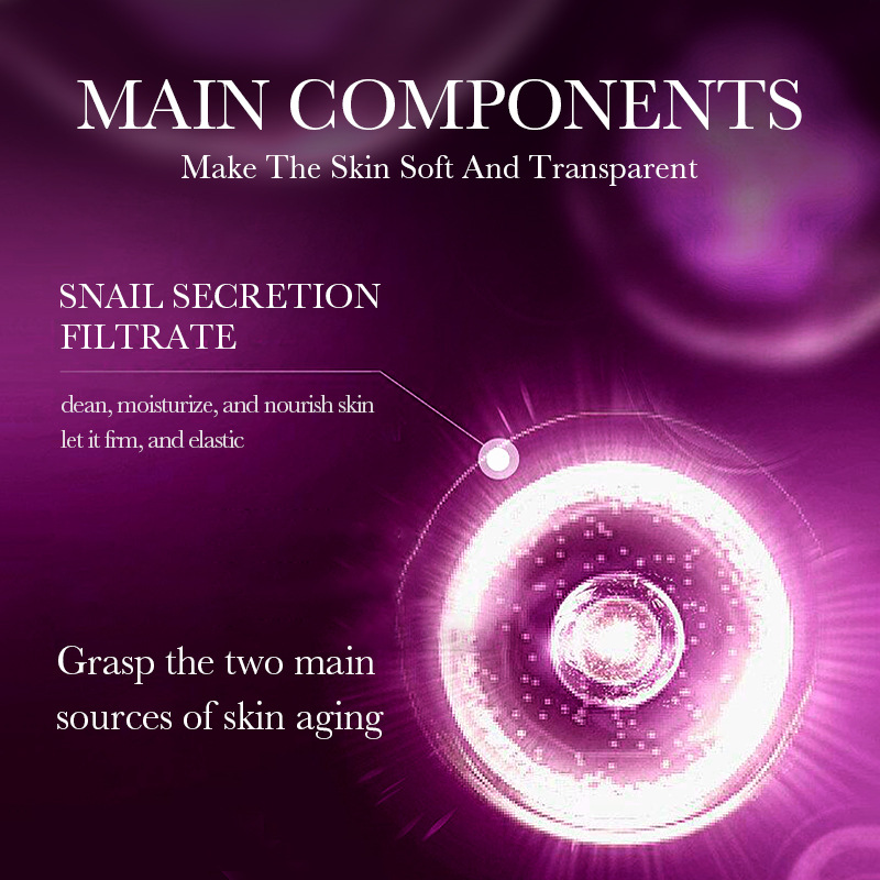 Cross-border export wholesale of SADOER Snail Recombinant Collagen Six-piece Moisturizing Skin Care Set in full English Application Scenario