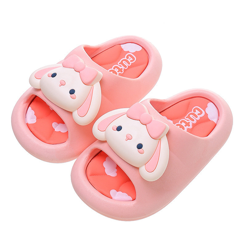 Baby slippers, cute cartoon for girls, summer outerwear, soft soles for home use, bathroom comfort, anti-slip, cool slippers for children 82 Item Picture