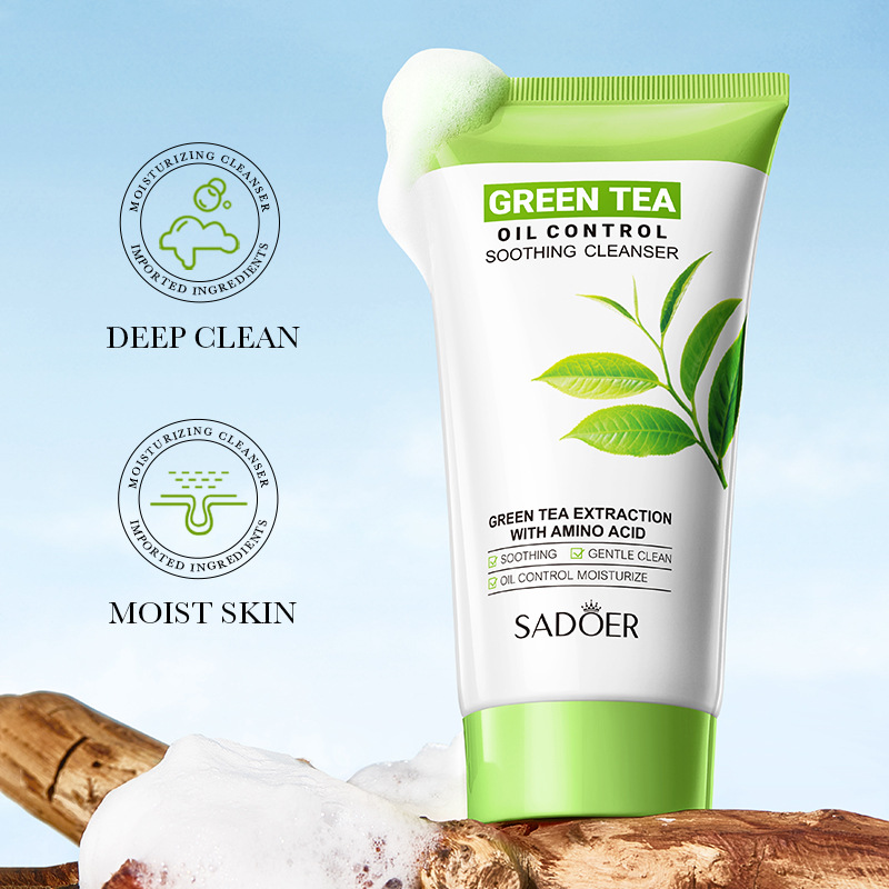 All-english SADOER Peach Moisturizing Cleansing Facial Cleanser, Gentle Cleansing Facial Cleanser, cross-border export wholesale Application Scenario