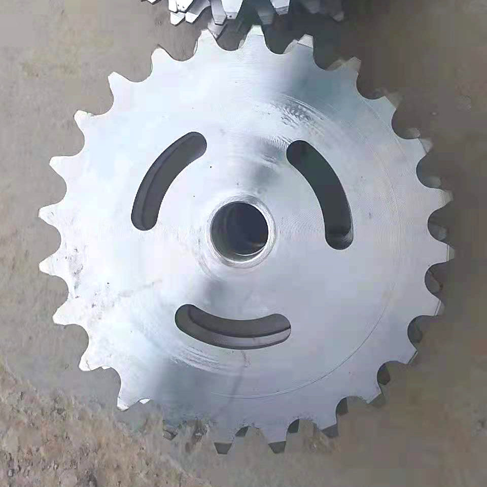 In stock 304 stainless steel sprockets, linear guide rails, gears, industrial transmission tracks, single row and double row stainless steel sprockets full figure
