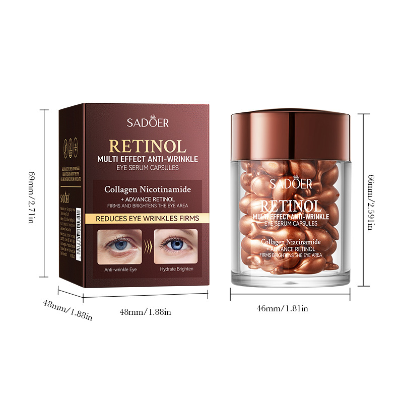 Cross-border export wholesale of SADOER Retinol Multi-effect Anti-Wrinkle Firming Capsules and Moisturizing Cream Item Picture