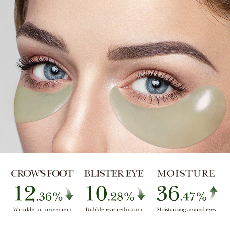 Full English SADOER Avocado Tender, Smooth and elastic Eye Mask for eye care, cross-border export wholesale details Picture