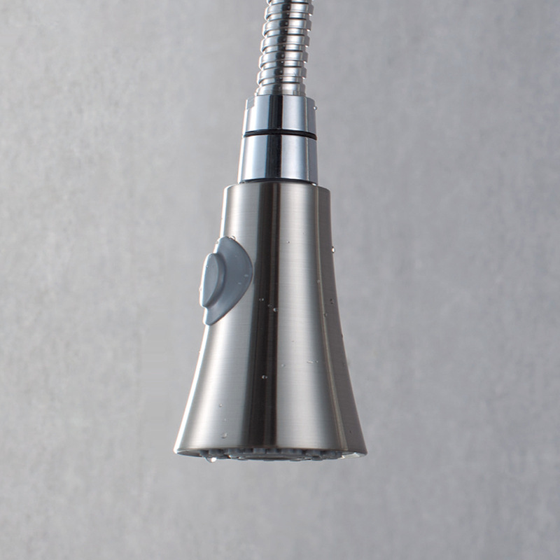 Cross-border pull-out faucet replacement head accessories for foreign trade factories, washbasin faucet anti-splash head pull-out and retractable head details Picture