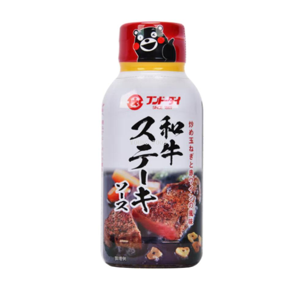 Free shipping for wholesale! Japanese large-character Japanese steak sauce 170g figurine imported snack condiment pic 2