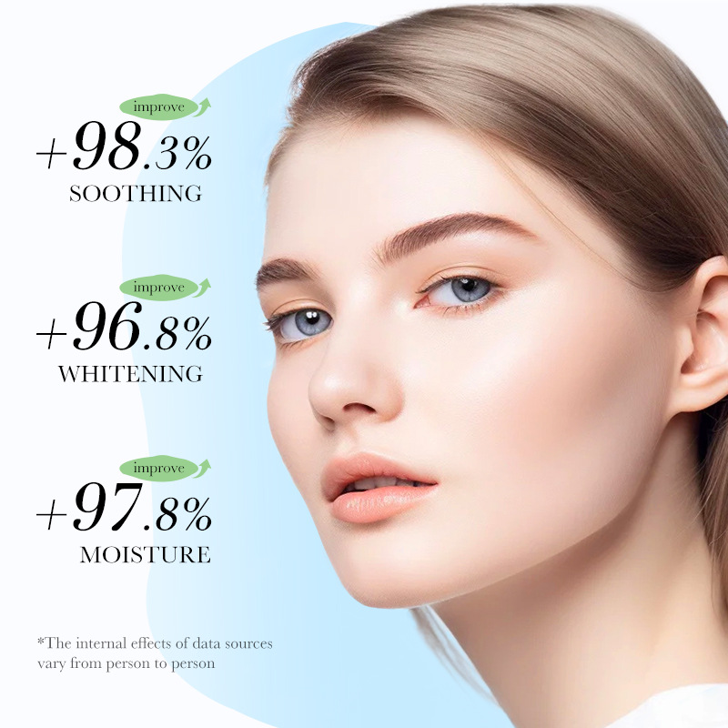 Cross-border export wholesale of all-English SADOER oil-control whitening mask and hydrating skin care mask Specification drawing