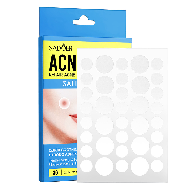 SADOER Facial Invisible acne Repair Hydrocolloid acne Patch Cross-border wholesale for students to get rid of acne Item Picture