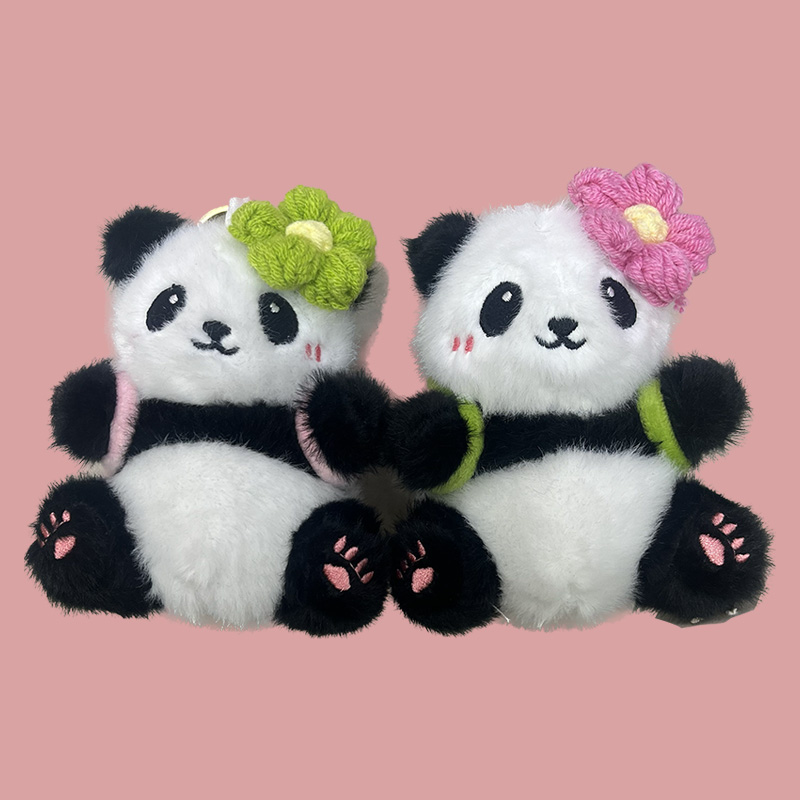 Panda Chengdu Panda Cultural and Creative plush toys, creative dolls, cartoon accessories, plush figurines, keychains, cloth dolls, cute decorations, gifts, claw machine factory direct sales