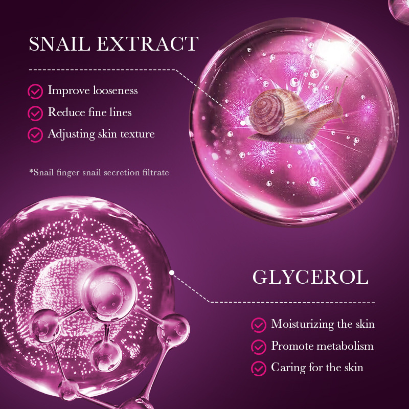 SADOER Snail Reconstituted Collagen Cream for moisturizing and hydrating the skin cross-border export wholesale Application Scenario